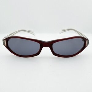 Alain Mikli M0433 Sunglasses Women 54 Red Clear Rectangular Y2K‎ Category 02
